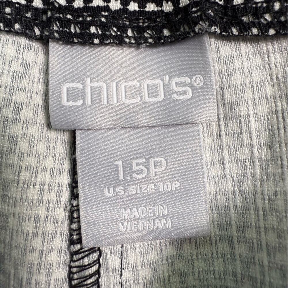 Chico's So Slimming Brigitte Pom-Pom Crops Pants Size 1.5 Petite (10 Petite) - Picture 10 of 16